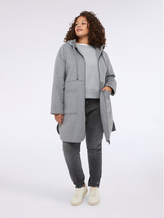 Fiorella Rubino Fiorella Rubino Cappotto 0003T000350N013 Grigio A-Line Fit