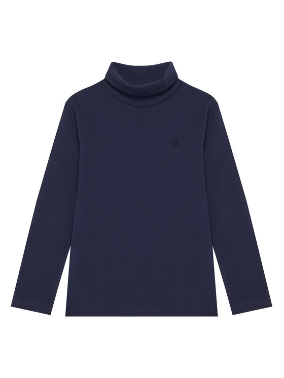 United Colors Of Benetton United Colors Of Benetton Blúz 3DKEG10JU Sötétkék Regular Fit