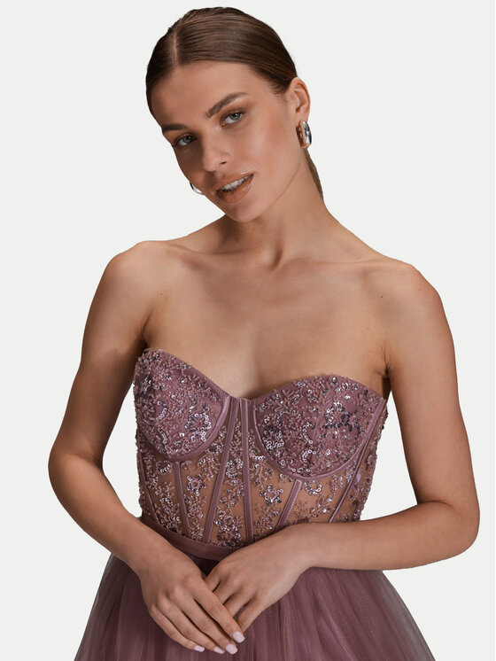 Hey Kyla Hey Kyla Večerné šaty 5AI073HK Ružová Regular Fit