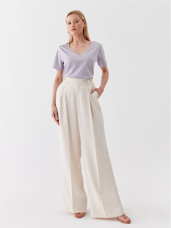 Calvin Klein Calvin Klein Majica K20K205338 Vijolična Relaxed Fit