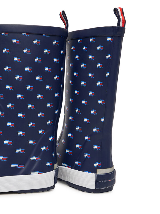 Tommy Hilfiger Tommy Hilfiger Cizme de cauciuc Rain Boot T3XC-33922-1846 S Bleumarin