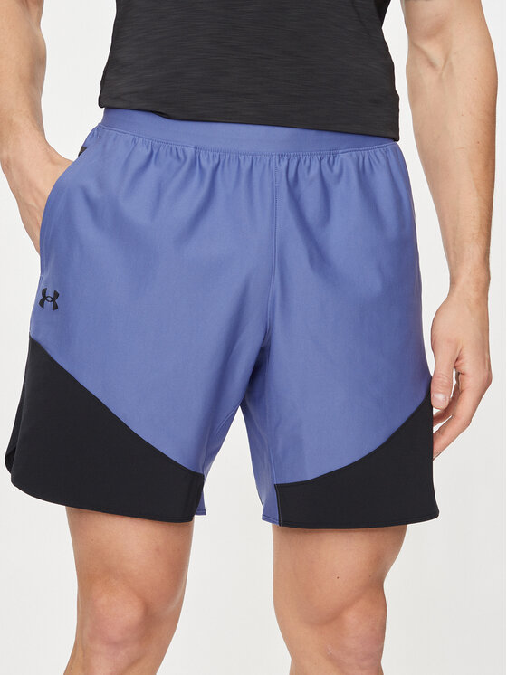 Under Armour Športové kraťasy Ua Peak Woven Hybrid Short 1383348-561 Modrá Fitted Fit
