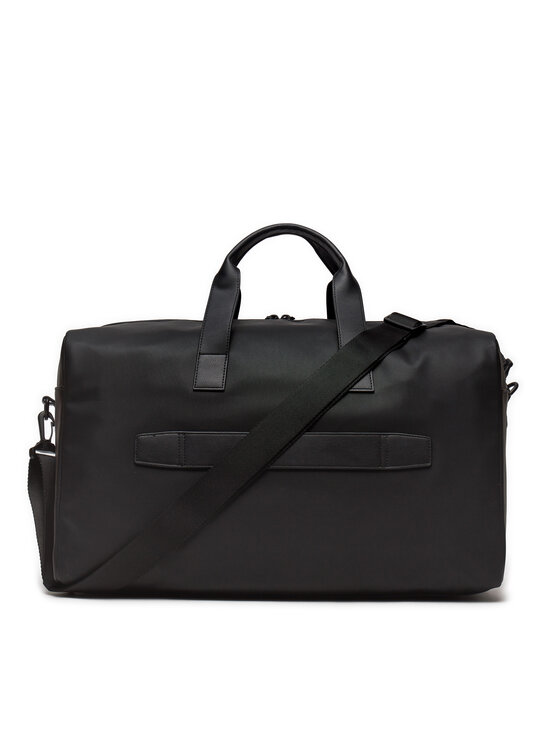Tommy Hilfiger Tommy Hilfiger Víkendová taška Th Pique Duffle AM0AM11779 Čierna