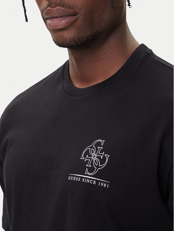 Guess Guess T-shirt M5BI56 KBZV1 Crna Relaxed Fit