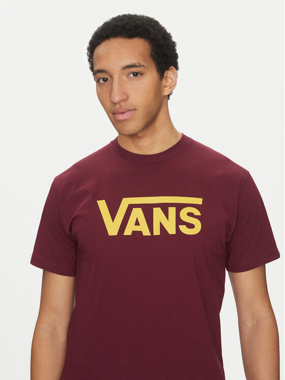 Vans Vans Tričko Classic VN000GGG Bordová Regular Fit