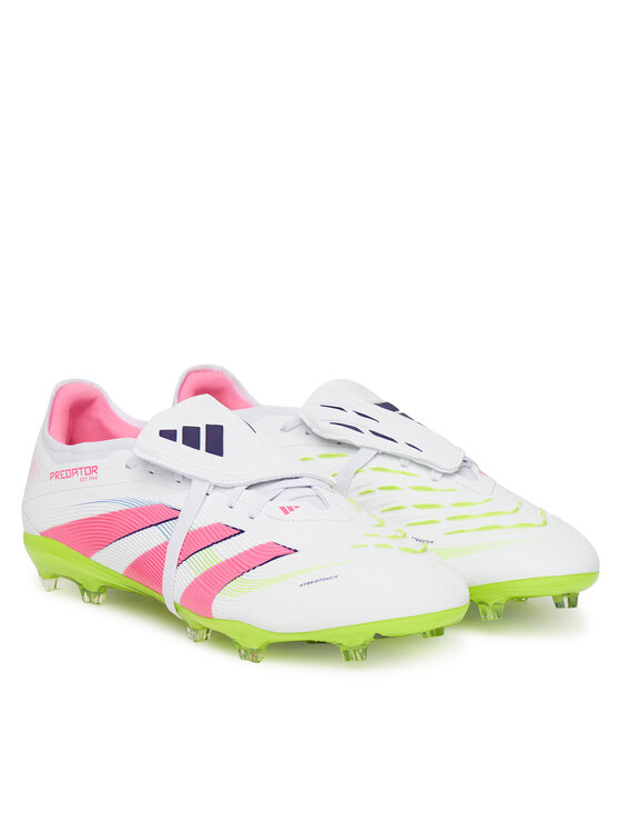 adidas adidas Ποδοσφαιρικά Παπούτσια Predator Pro Fold-Over Tongue Firm Ground JR0440 Λευκό
