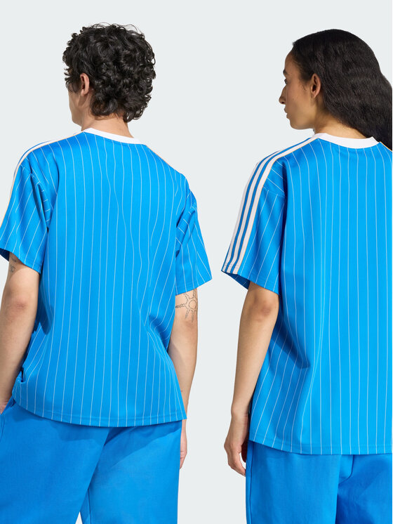 adidas adidas Koszulka techniczna Real Madrid Terrace Icons Jersey Niebieski jasny Loose Fit