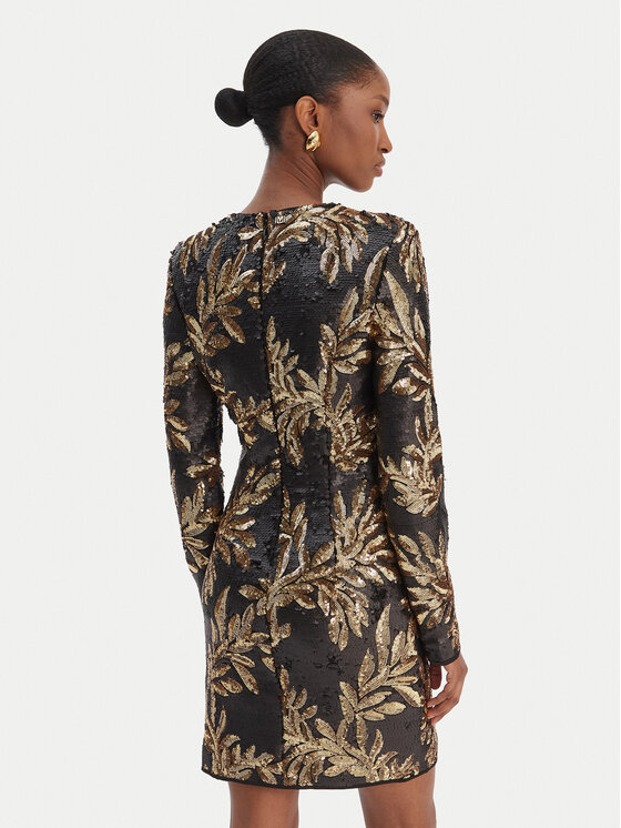 Marciano Guess Marciano Guess Коктейлна рокля 6RGK01 6358A Черен Slim Fit