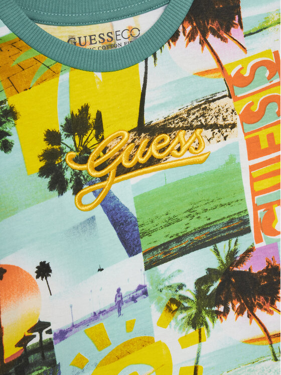 Guess Guess Completo T-shirt e pantaloncini N5GG11 K8HM4 Multicolore Regular Fit