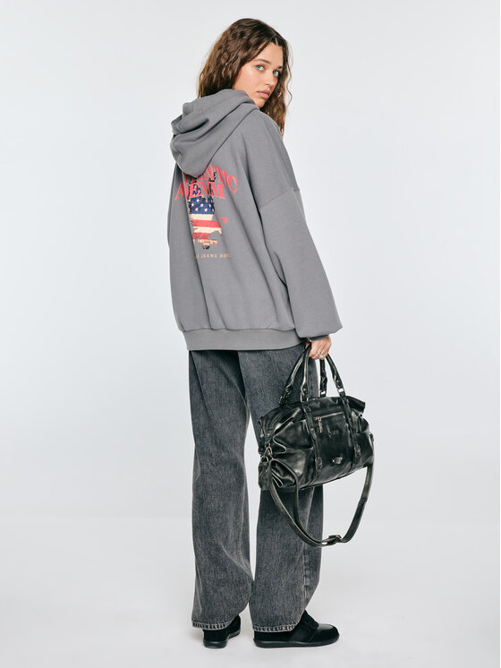 BIG STAR BIG STAR Bluza JENA Szary Oversize