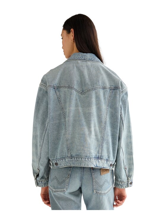 Wrangler Wrangler Kurtka jeansowa 112378131 Niebieski Regular Fit