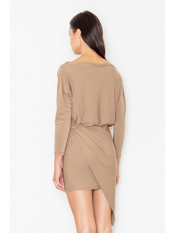 FIGL FIGL Šaty M475 Béžová Regular Fit