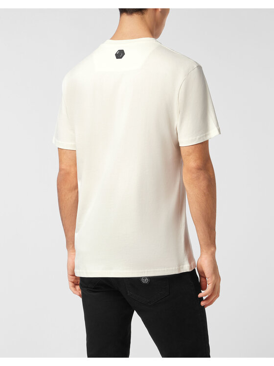 PHILIPP PLEIN PHILIPP PLEIN T-Shirt 27117 Biały Regular Fit