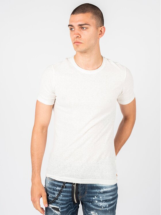 Xagon Xagon T-shirt P2308 2JX 2405 Écru Regular Fit