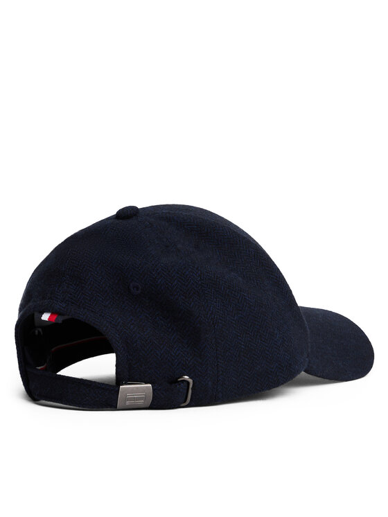 Tommy Hilfiger Tommy Hilfiger Baseball sapka Th Flag Herringbone 6 Panel Cap AM0AM13784 Sötétkék