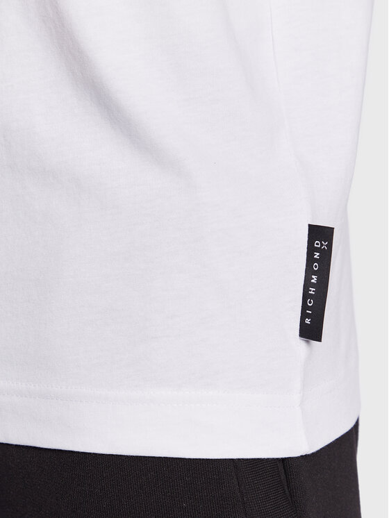 John Richmond John Richmond T-krekls UMP23158TS Balts Regular Fit