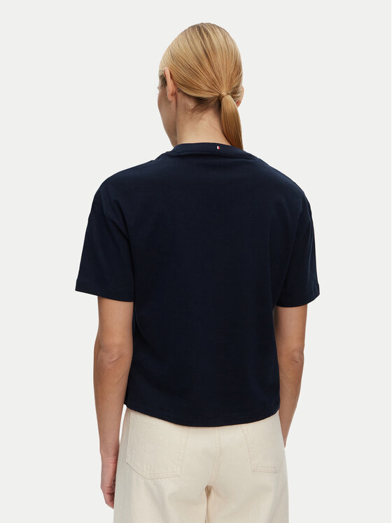 Tommy Hilfiger Tommy Hilfiger Póló UW0UW05763 Sötétkék Regular Fit