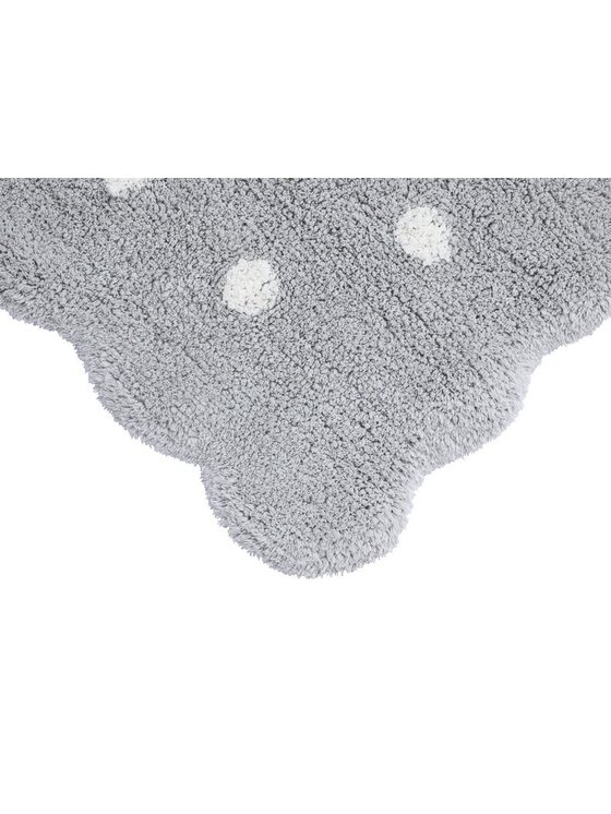 Lorena Canals Lorena Canals Dywan dziecięcy Dywan Bawełniany Mini Biscuit Pearl Grey 70x100 Szary