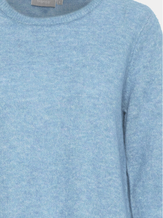 Fransa Fransa Sweter 20612833 Niebieski Regular Fit