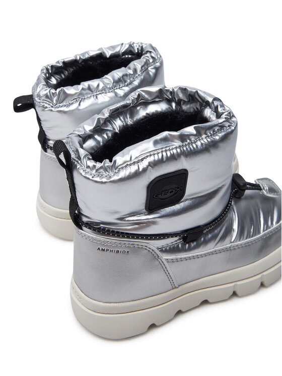 Geox Geox Čizme za snijeg J WILLABOOM GIRL B A J46HWE 0LVNF C0474 M Srebrna