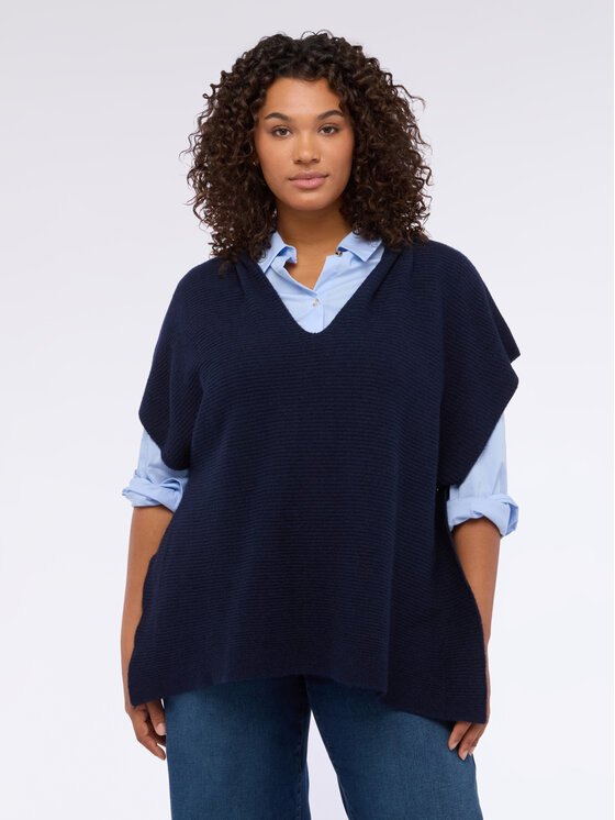 Fiorella Rubino Fiorella Rubino Maglione M025E002011N034 Blu Over Fit