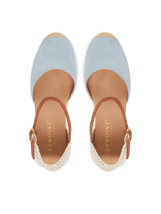 Genuins Genuins Espadrillid Carina Velour G106384 Sinine