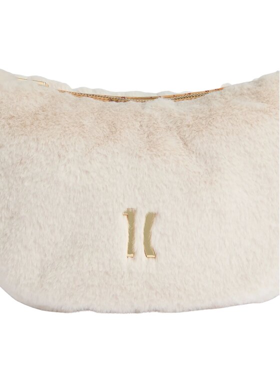 Alviero Martini Prima Classe Alviero Martini Prima Classe Borsa Cozy Fur tracolla a mezzaluna Beige