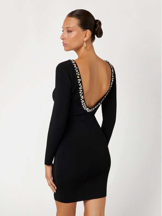 Guess Guess Φόρεμα καθημερινό 170199 Μαύρο Classic Fit