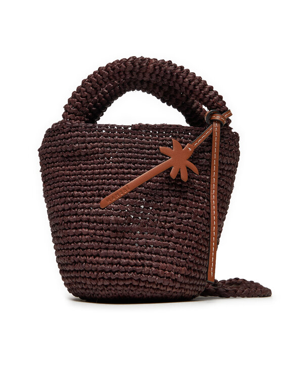 Női Táska Manebi, Barna, Handcrafted Raffia Summer Bag Mini V 7.4 AM