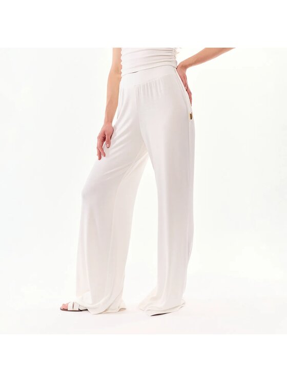 MANDRAGORA MANDRAGORA Pantaloni di tessuto Ivy Nero Straight Leg