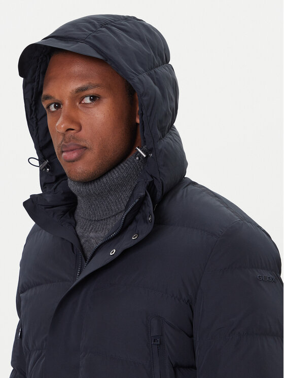 Geox Geox Giubbotto invernale Pieve M5628N T3270 F1624 Blu scuro Regular Fit