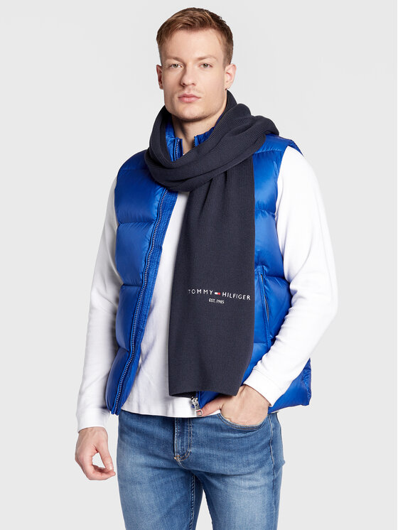 Tommy Hilfiger Tommy Hilfiger Πασμίνα Horizon AM0AM10372 Σκούρο μπλε