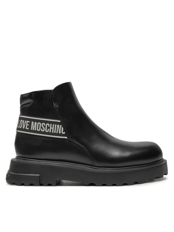 LOVE MOSCHINO Škornji JA21024G1LIA0000 Črna