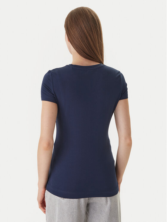 Guess Guess Тишърт W5GI04 J1314 Тъмносин Slim Fit