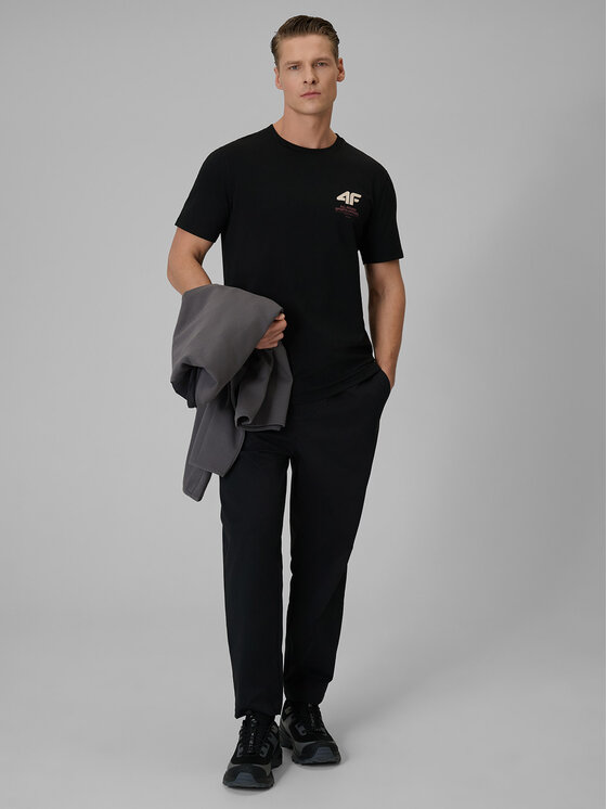 4F 4F T-shirt COMMERCIAL 12 Nero Regular Fit