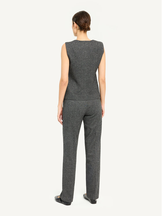 KMX KMX Kamizelka 192970007 Czarny Fitted Fit