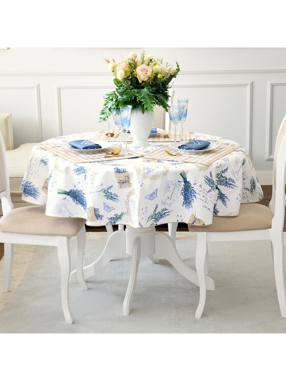 Roseberry Home Roseberry Home Obrus Lavender Niebieski