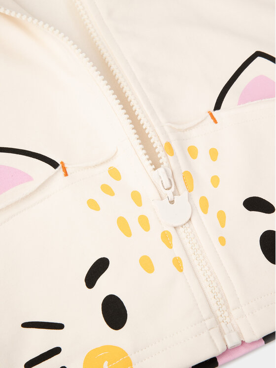 Coccodrillo Coccodrillo Суитшърт WC4132401CEN Екрю Regular Fit