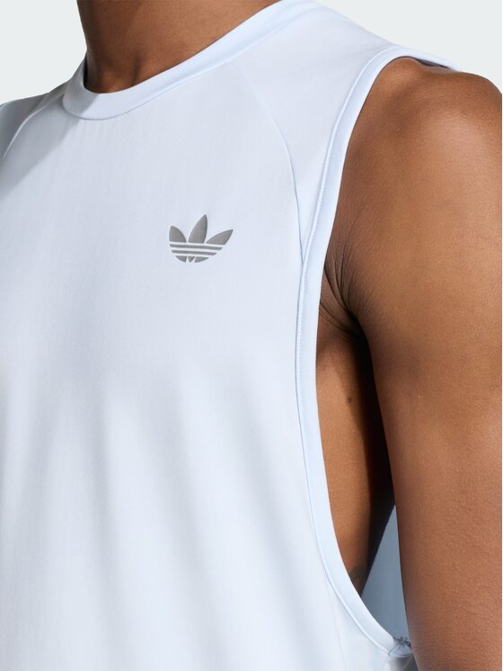 adidas adidas Tank top 162918 Niebieski jasny Regular Fit