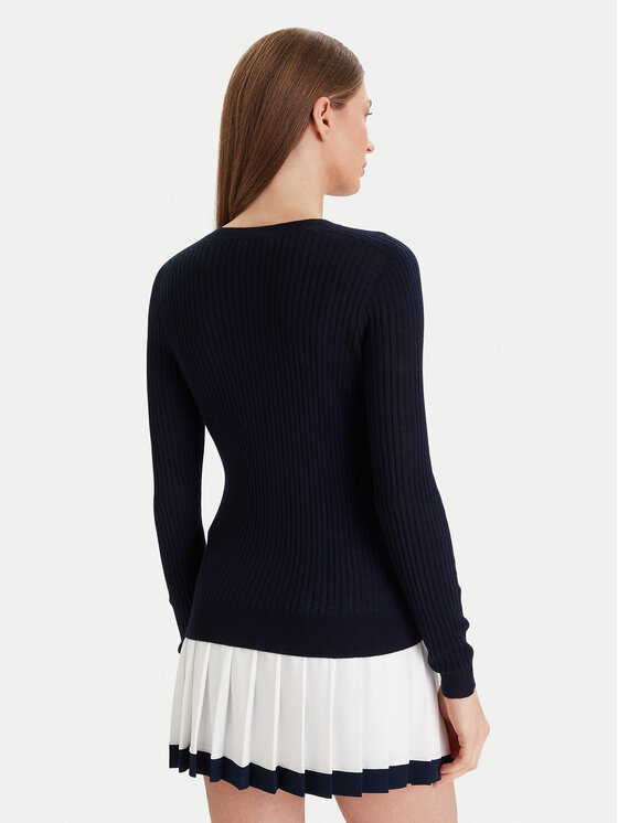 Lacoste Lacoste Кардиган AF4141 Тъмносин Slim Fit