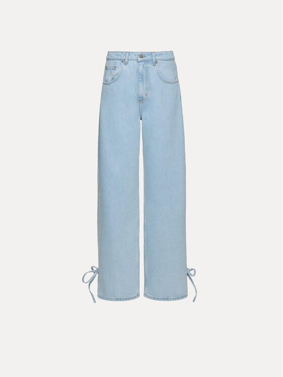 La Mania La Mania Jeansy HORIZON Modrá Basic Fit