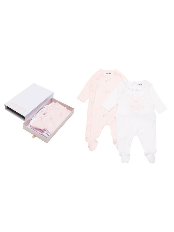 Kenzo Kids Set Od 2 Rompera K98072 Ružičasta