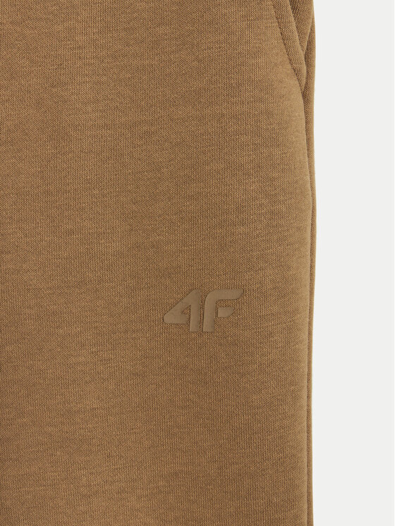 4F 4F Spodnji del trenirke 4FJWMM00TTROF0828 Bež Regular Fit