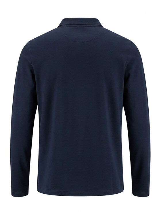 Ombre Ombre Longsleeve L174 Granatowy Regular Fit