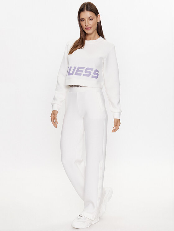 Guess Guess Felpa V3YQ02 K7UW2 Bianco Oversize