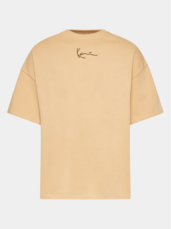Karl Kani T-Shirt Small Signature 6038511 Beige Boxy Fit