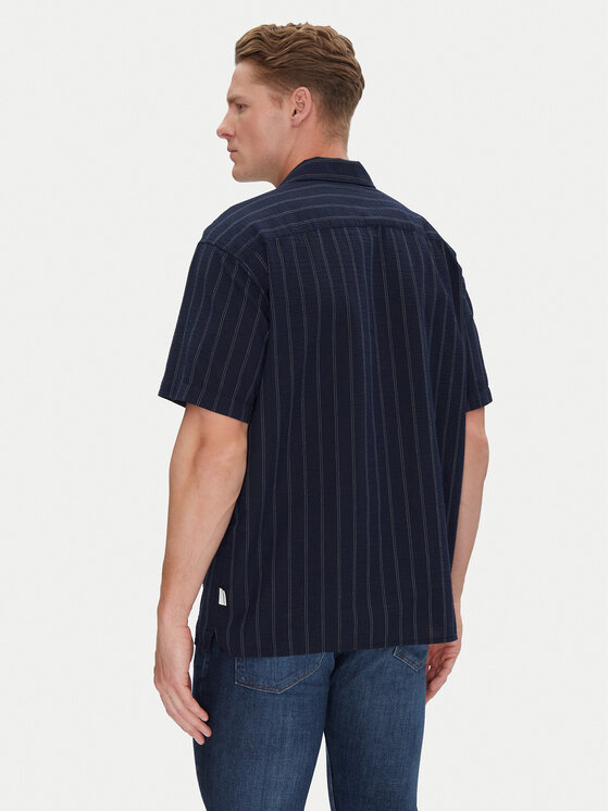 Jack&Jones Jack&Jones Košeľa Luke 12271099 Tmavomodrá Relaxed Fit
