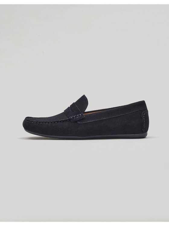 Borgio Borgio Mokasyny F300 navy Granatowy