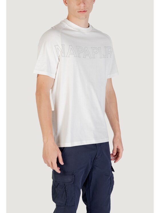 Napapijri Napapijri T-shirt S-AMBRA SS Bianco Casual Fit