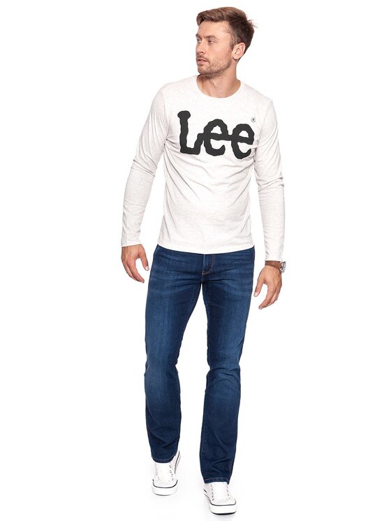 Lee Lee T-shirt LONGSVE Grigio Regular Fit
